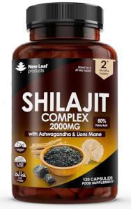 Shilajit Complex with Ashwagandha & Lion's Mane Capsules