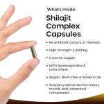 Shilajit Complex with Ashwagandha & Lion's Mane Capsules
