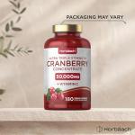 High Strength Cranberry Capsules with Vitamin C