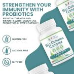 High Strength Vegan Probiotic Capsules for Gut Health