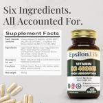 High Strength Vitamin D3, K2 & Zinc Capsules