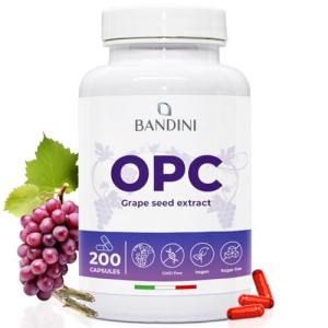 Bandini® Grape Seed Extract with Vitamin C - 200 Capsules