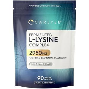 L-Lysine 2000mg Vegan Amino Acid Supplement