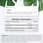 L-Lysine 2000mg Vegan Amino Acid Supplement