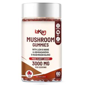 Brain Boosting Mushroom Complex Gummies - 60 Count