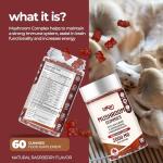 Brain Boosting Mushroom Complex Gummies - 60 Count