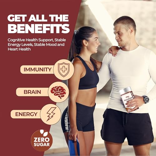 Brain Boosting Mushroom Complex Gummies - 60 Count