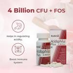 HealthAid Acidophilus Plus 4 Billion Vegicaps, 60 Count