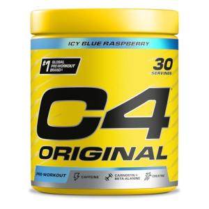 C4 Original Beta Alanine Pre Workout Powder, ICY Blue Razz
