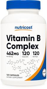 Nutricost High Potency Vitamin B Complex 120 Capsules
