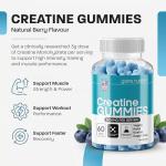 Vegan Creatine Gummies - 3000mg, 60 Count