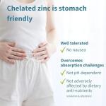 High-Potency Zinc Chelate Tablets with Copper - 180ct