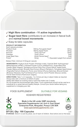 Dietary Fiber Complex - 100 Capsules