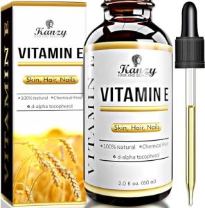 Natural Vitamin E Oil Drops for Skin and Hair