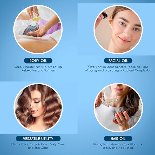 Natural Vitamin E Oil Drops for Skin and Hair