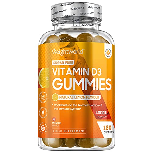 Vitamin D3 4000 IU - 120 Sugar-Free Gummies