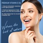 Natural Vitamin E Oil Drops for Skin and Hair