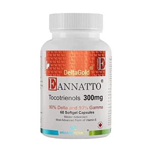 Eannatto Tocotrienols Vitamin E Softgels, 300mg