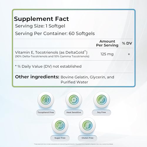 Eannatto Tocotrienols Vitamin E Immune Support