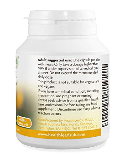 Natural Vitamin E 400iu - 120 Capsules
