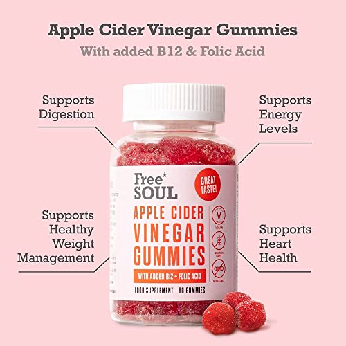 Apple Cider Vinegar Gummies with Vitamin B12 & Folic Acid
