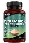 Psyllium Husk Probiotic Capsules for Digestive Health