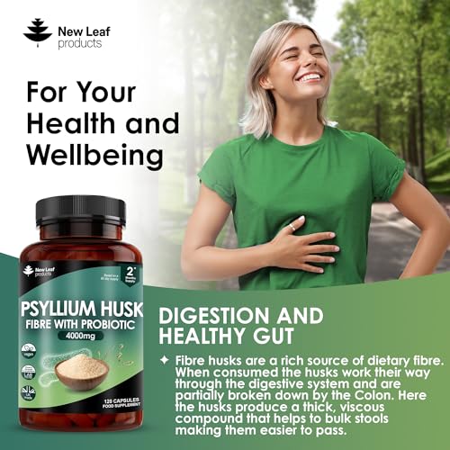 Psyllium Husk Probiotic Capsules for Digestive Health