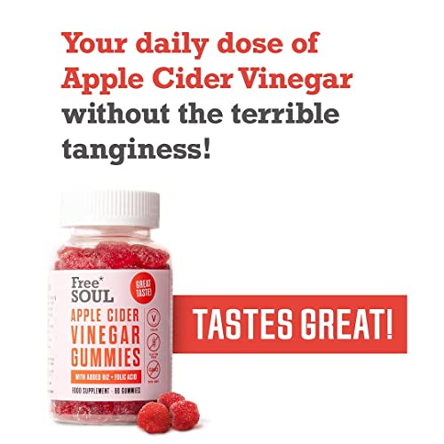 Apple Cider Vinegar Gummies with Vitamin B12 & Folic Acid