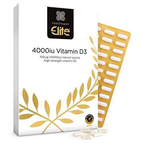 Healthspan Elite Vitamin D3 4000iu - 120 Capsules