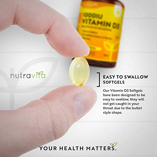 High-Potency Vitamin D3 1000 I.E - 365 Capsules