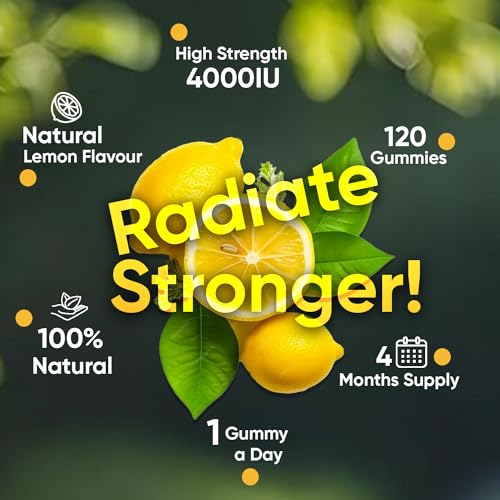 Vitamin D3 4000 IU - 120 Sugar-Free Gummies