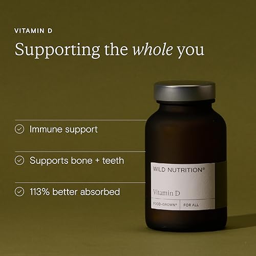 Wild Nutrition Food Grown Vitamin D 1000iu Capsules