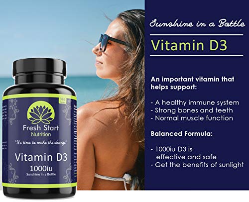 Vitamin D3 1000iu Vegetarian Tablets - 365 Count