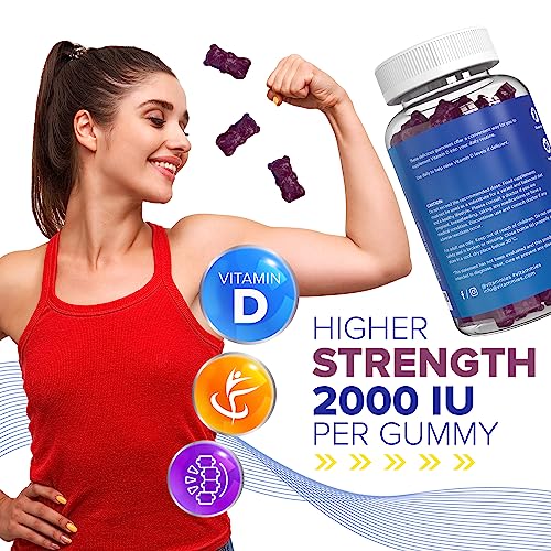 Vitamin D3 Gummies 2000 IU – 90 Count