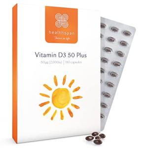 Healthspan Vitamin D3 50+ - 180 Capsules