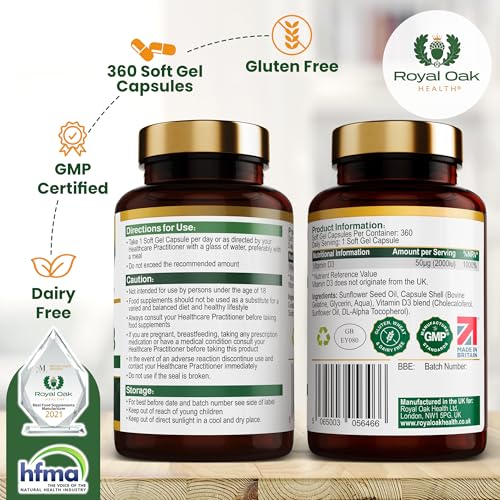 Royal Oak Health High Strength Vitamin D3 Softgels