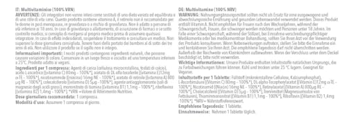 Vegan Multivitamin with Vitamin C - 360 Tablets