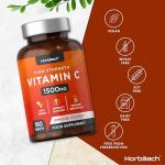 Vitamin C 1500mg Tablets - 180 Count Vegan