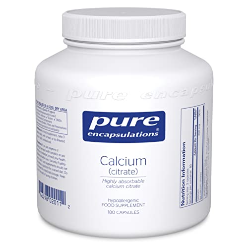 Pure Encapsulations Calcium Citrate - 180 Capsules
