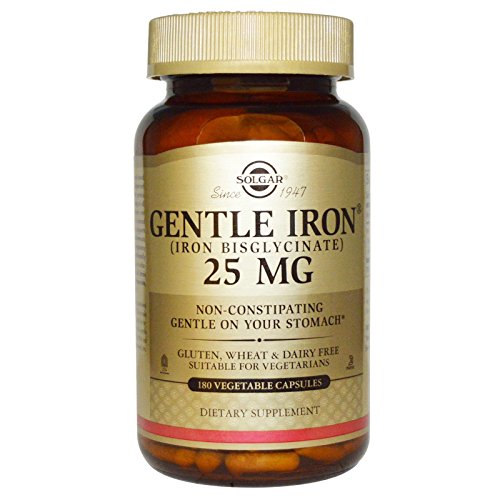 Solgar Gentle Iron 20mg 180 Veg Capsules