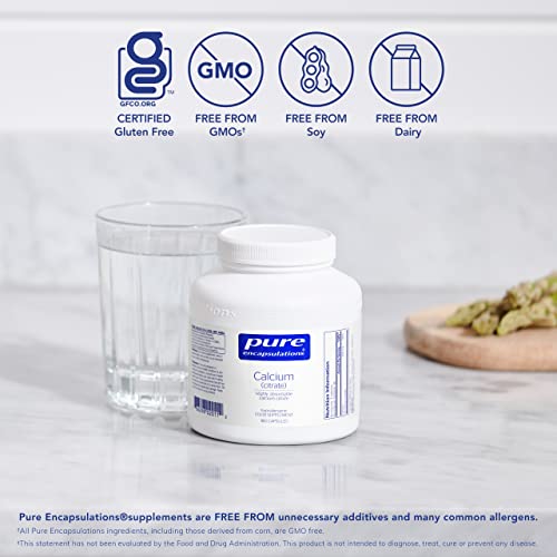 Pure Encapsulations Calcium Citrate - 180 Capsules