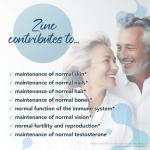 Zipvit Zinc 25mg - Veggie Tablets for Immunity & Beauty