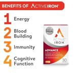 Active Iron 25mg Supplement for Energy & Vitality