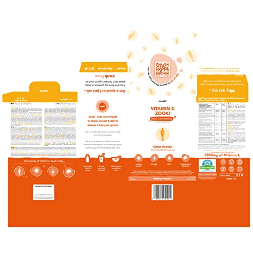 Zooki Liposomal Vitamin C Liquid Sachets - 30 Servings