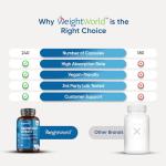 Magnesium Citrate Capsules - 240 Vegan Formula