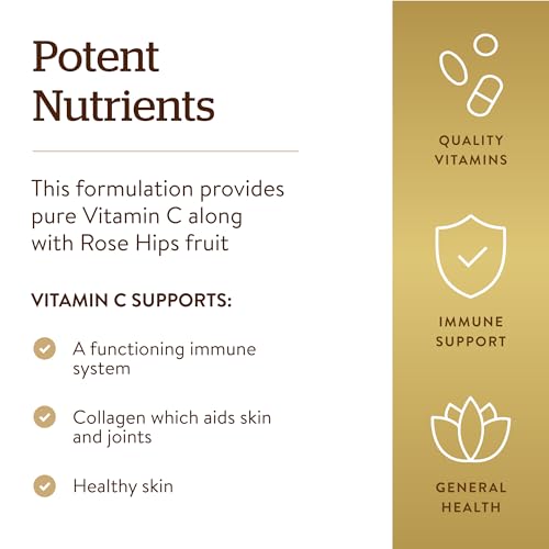 Solgar Vitamin C 1000 mg with Rose Hips