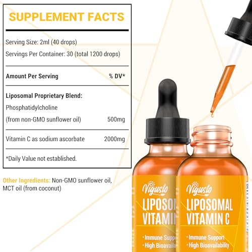 Liposomal Vitamin C 2000MG for Immunity Support