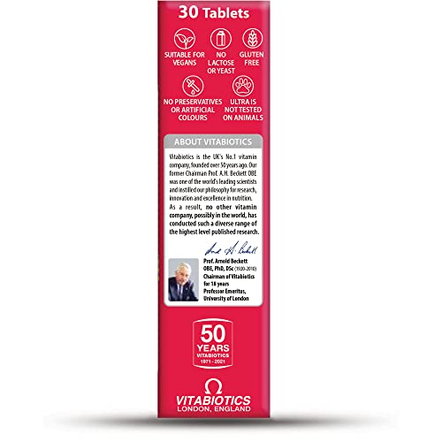 Vitabiotics Ultra Iron Tablets for Energy and Immunity