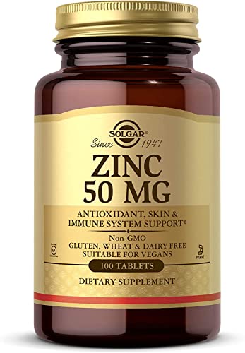 Solgar Zinc 50mg - 100 Tablets
