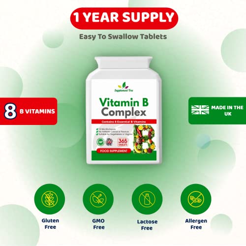 Vitamin B Complex with Biotin and Folic Acid
